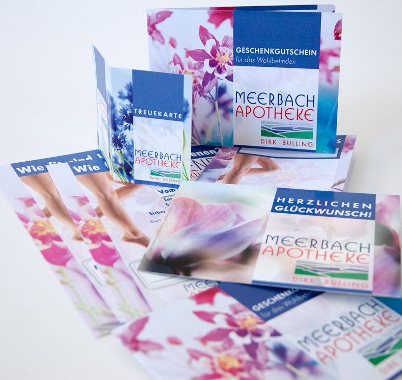 Corporate Identity / Corporate Design Muster Apotheke Am Meerbach