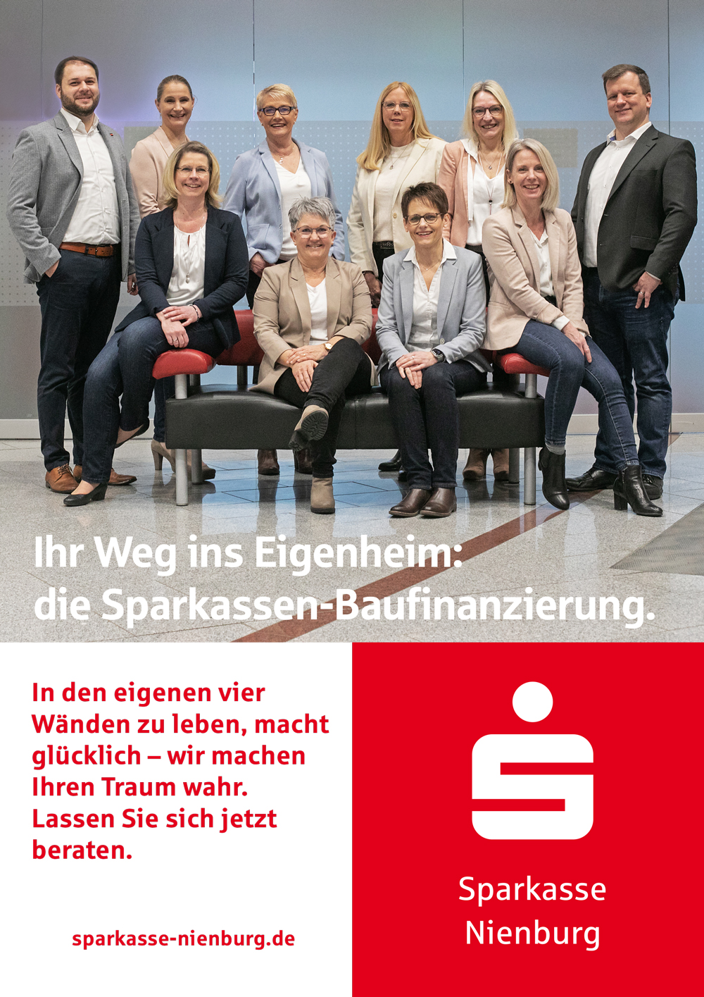 Plakat: Sparkasse Nienburg