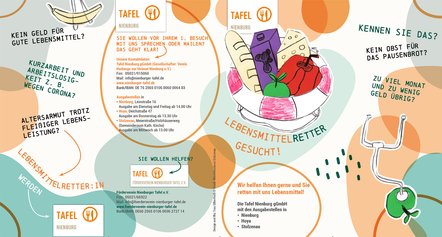 Flyer: Die Tafel Nienburg